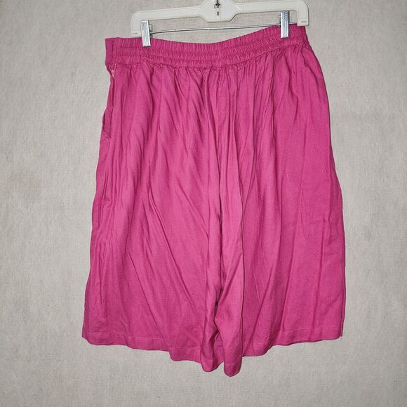 Dalin Pink Beaded Shorts And Top Matching Outfit 1X Sparkle Chic Vacation Bright - Picture 16 of 16